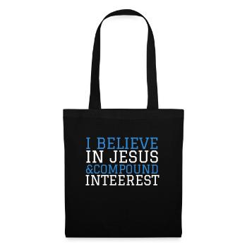 Stratégie d’investissement Buy and Hold - Sac en tissu - noir - Devant