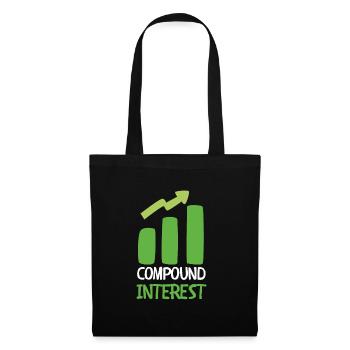 Stratégie d’investissement Buy and Hold - Sac en tissu - noir - Devant