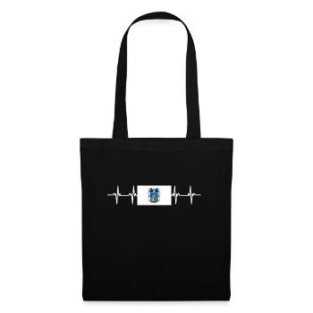 Mexique Mexique Aguascalientes Drapeau - Sac en tissu - noir - Devant
