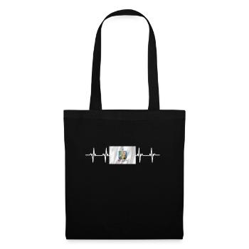 Mexique Mexique Nuevo Leon Drapeau - Sac en tissu - noir - Devant