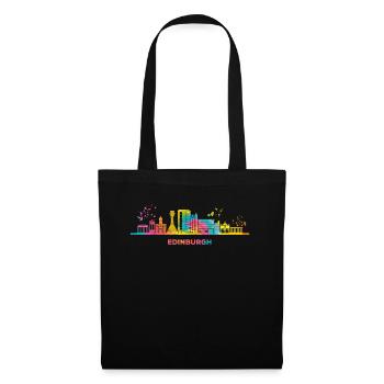 Edinburgh skyline cityscape Edinburgh - Tote Bag - black - Front