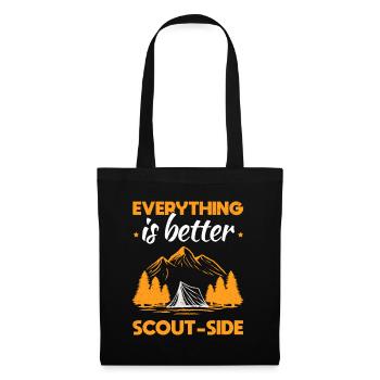 Scouts Camping Camping Randonnée Nature - Sac en tissu - noir - Devant