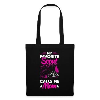 Boy Scout Mama Scouting Camp - Sac en tissu - noir - Devant