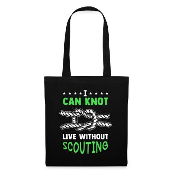 Scouting Rope Knots Adventure Scout - Tote Bag - black - Front