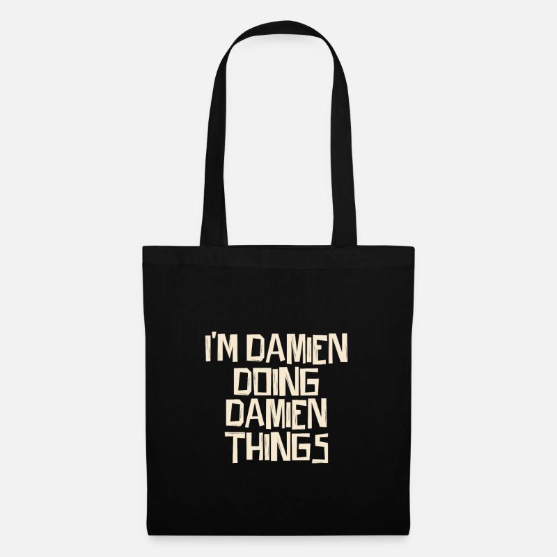 I'm Damien doing Damien things - Tote Bag - black