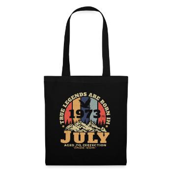 Né juillet 1973 Anniversaire juillet 1973 - Sac en tissu - noir - Devant