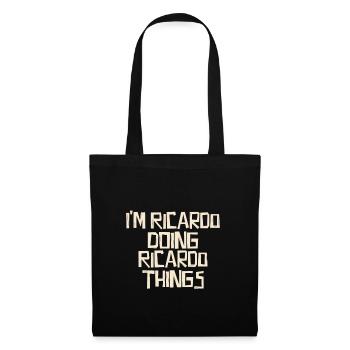 I'm Ricardo doing Ricardo things - Tote Bag - black - Front