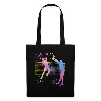 Volleyball players children beach volleyball - Tote Bag - black - Front