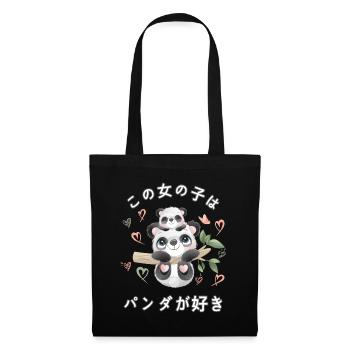Panda Love Mama Panda Bear - Tote Bag - black - Front