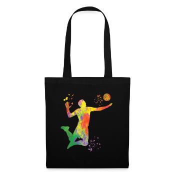 Volleyball players children beach volleyball - Tote Bag - black - Front