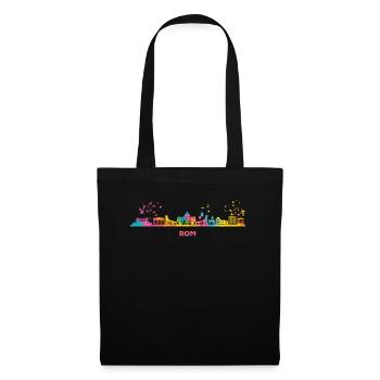 Roman skyline Rome - Tote Bag - black - Front