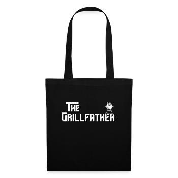 Le père du gril grillade | fête des pères - Sac en tissu - noir - Devant