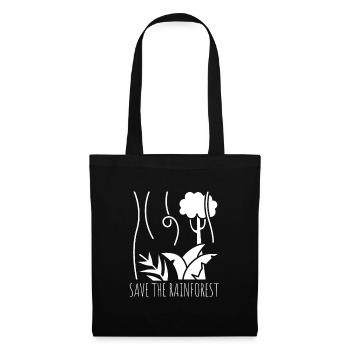 Save The Rainforest - Tote Bag - black - Front