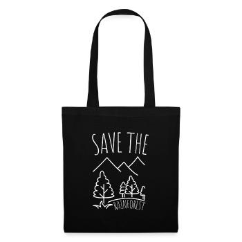 Save The Rainforest - Tote Bag - black - Front