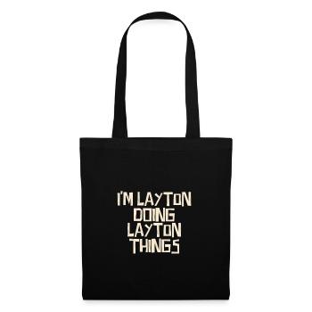 I'm Layton doing Layton things - Tote Bag - black - Front