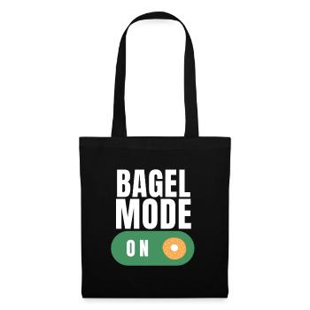 Sesame Bagel New York Jewish Deli - Stoffbeutel - Schwarz - Vorne