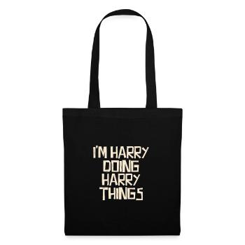 Je suis Harry en train de faire des choses Harry - Sac en tissu - noir - Devant