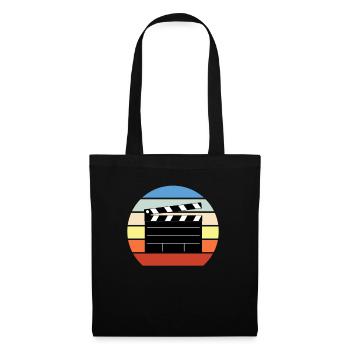 Vintage Film Clapper Director Musical Actor - Tote Bag - black - Front