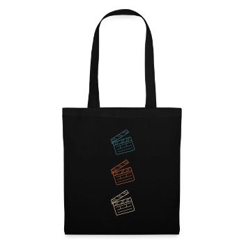 Vintage Film Clapper Director Musical Actor - Tote Bag - black - Front