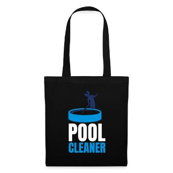 Entretien de piscine et nettoyeur de piscine - Sac en tissu - noir - Devant