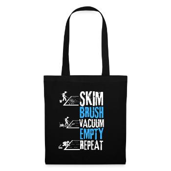 Entretien de piscine et nettoyeur de piscine - Sac en tissu - noir - Devant