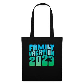 Summer family holidays 2023 - Tote Bag - black - Front