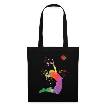 Volleyball players children beach volleyball - Tote Bag - black - Front