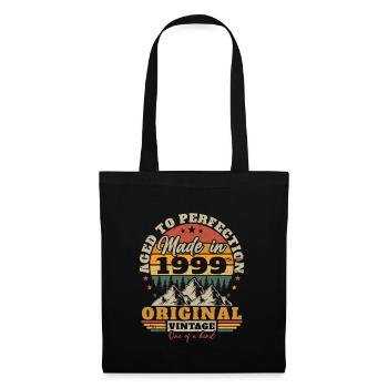 Original 1999 Vintage Anniversaire Humour - Sac en tissu - noir - Devant