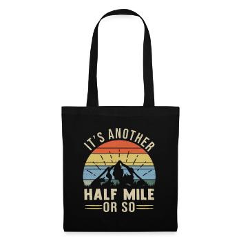 Hiking Hiking Mountaineering Climbing Hike - Tote Bag - black - Front