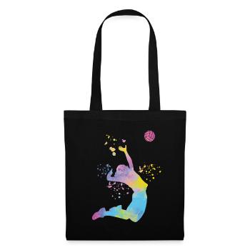 Volleyball players children beach volleyball - Tote Bag - black - Front