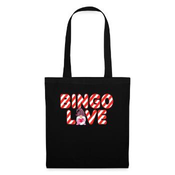Bingo Love Women Men Funny Bingo - Tote Bag - black - Front