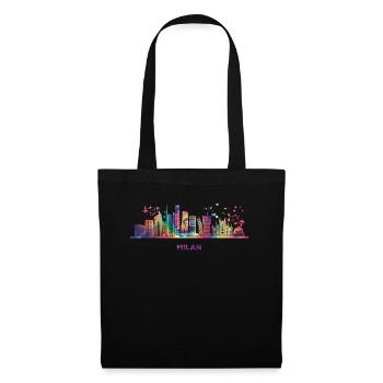 Milan skyline cityscape Milan - Tote Bag - black - Front