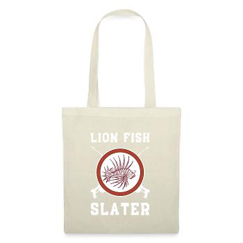 Lionfish Save The Reef Eat Lionfish Spearfishing - Stoffbeutel - Natur - Vorne