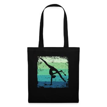 Gymnast Legs Gymnastique Rythmique Rétro - Sac en tissu - noir - Devant