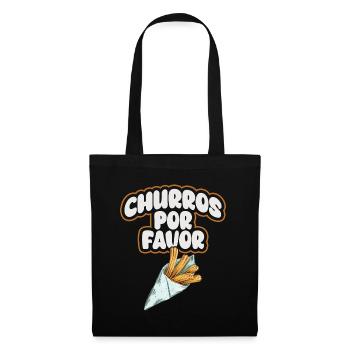 Churros Por Favor Vintage Mexican Churro - Tote Bag - black - Front