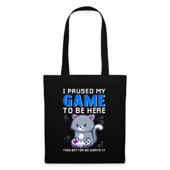Jeu vidéo Gamer Gamer Nerd - Sac en tissu - noir - Devant