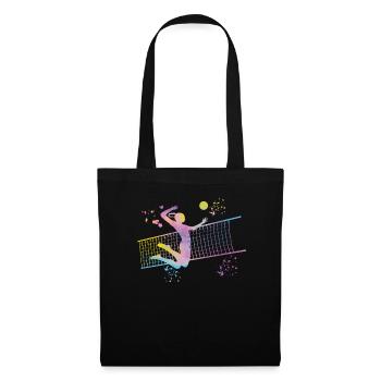 Volleyball players children beach volleyball - Tote Bag - black - Front