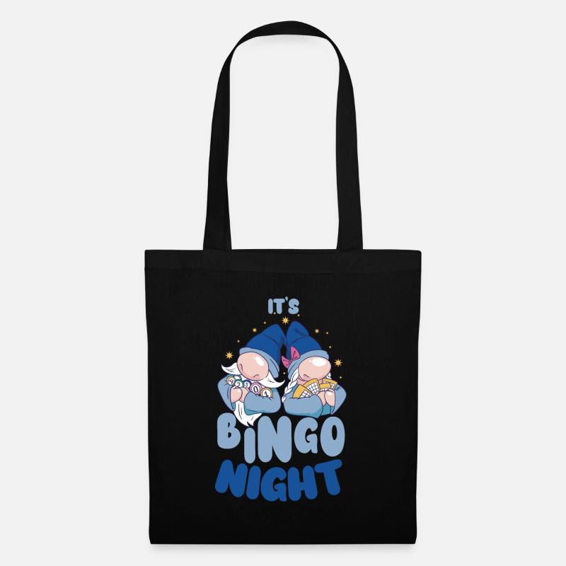 Es Ist Bingo-nacht Bingo - Stoffbeutel - Schwarz