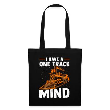 Model railroad, steam locomotive, train driver, railroader - Tote Bag - black - Front