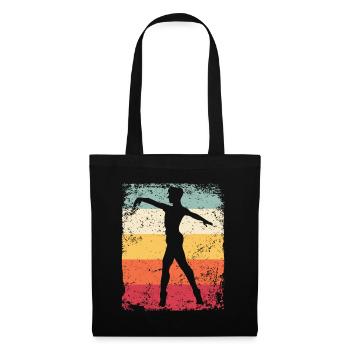 Ballet Dancer Vintage Man Ballerino - Tote Bag - black - Front