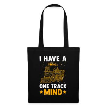 Railroad Funny Train Driver Model Railroad - Tote Bag - black - Front