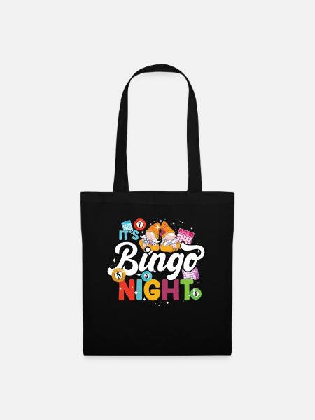 Es Ist Bingo-nacht Bingo - Stoffbeutel - Schwarz
