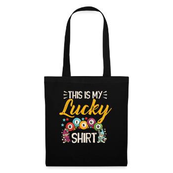 C’est ma chemise de bingo porte-bonheur - Sac en tissu - noir - Devant