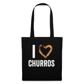 I Heart Churros Vintage Mexican Churros - Tote Bag - black - Front