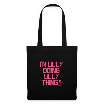I'm Lilly doing Lilly things - Tote Bag - black - Front