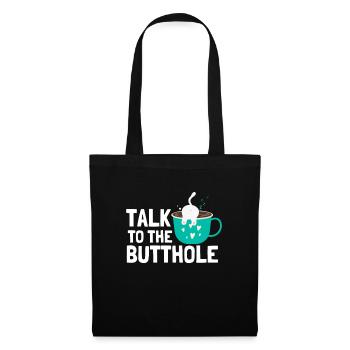 Cat Butthole - Tote Bag - black - Front