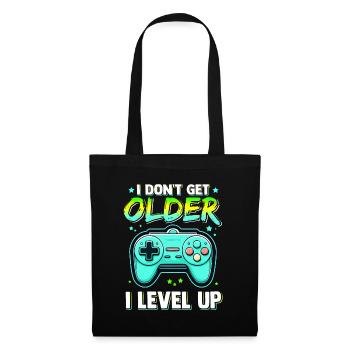 Jeu vidéo de jeu de jeu - Sac en tissu - noir - Devant