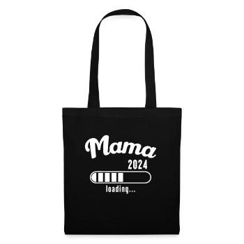 Mamá 2024 Loading Pregnancy Mom Mom - Tote Bag - black - Front
