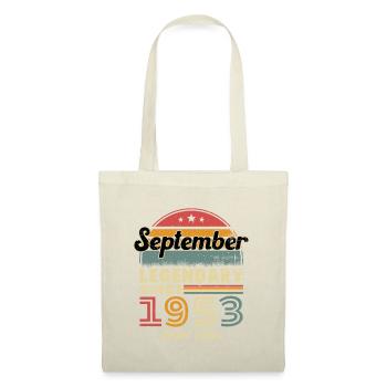 Vintage Nées En Septembre 1953 Cadeau - Sac en tissu - nature - Devant