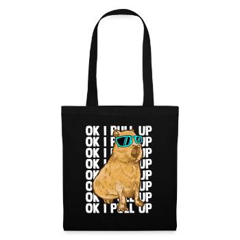 Capybara Funny Rodent Capybara Capybara - Tote Bag - black - Front